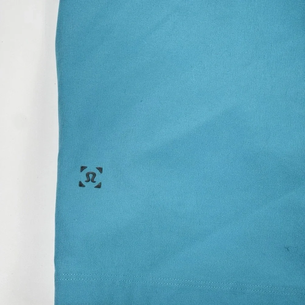 Lululemon Channel Cross Short 5" Swim Trunks Men’s Sz L Drawstring Sky Blue - Picture 9 of 10